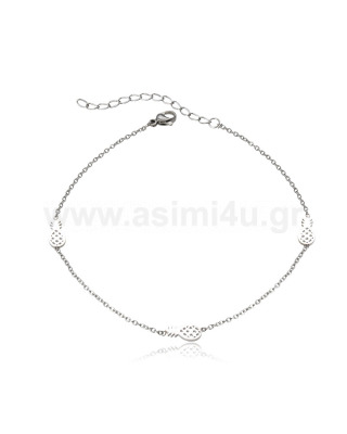 Stainless Steel Anklet with Pineapple