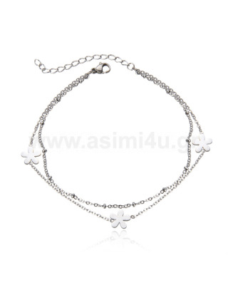 Stainless Steel Double Anklet