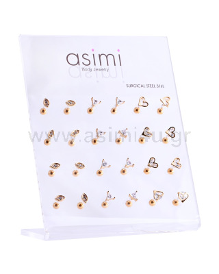 Gold Plated Surgical Steel 316L Tragus