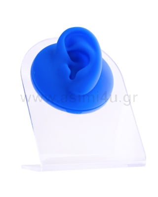 Μπλε αυτί σιλικόνης για βιτρίνα & πρακτική τρυπήματος