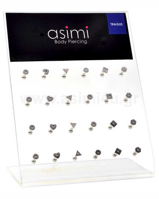 Tragus Earrings Mix Designs Surgical Steel 316L